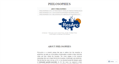 Desktop Screenshot of philosophiesresarc.net