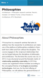 Mobile Screenshot of philosophiesresarc.net